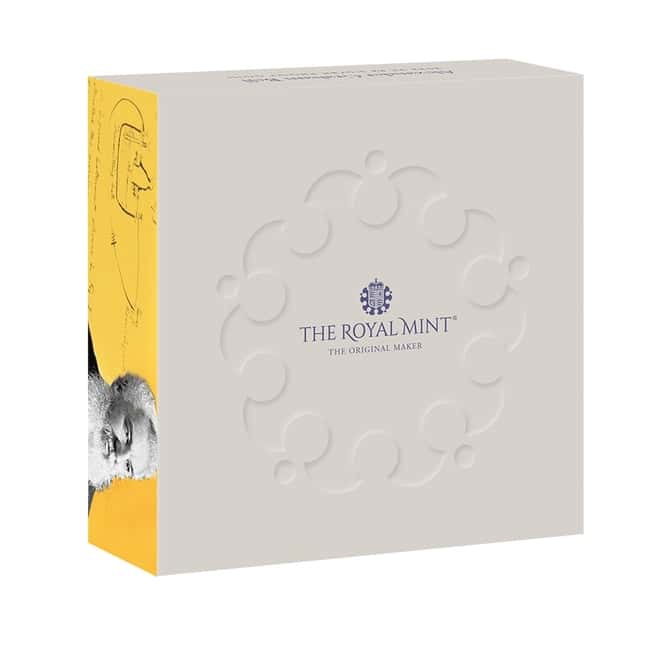 2022 Great Britain 12 gram Alexander Graham Bell Proof Silver Coin .925 Fine (w/Box & COA)
