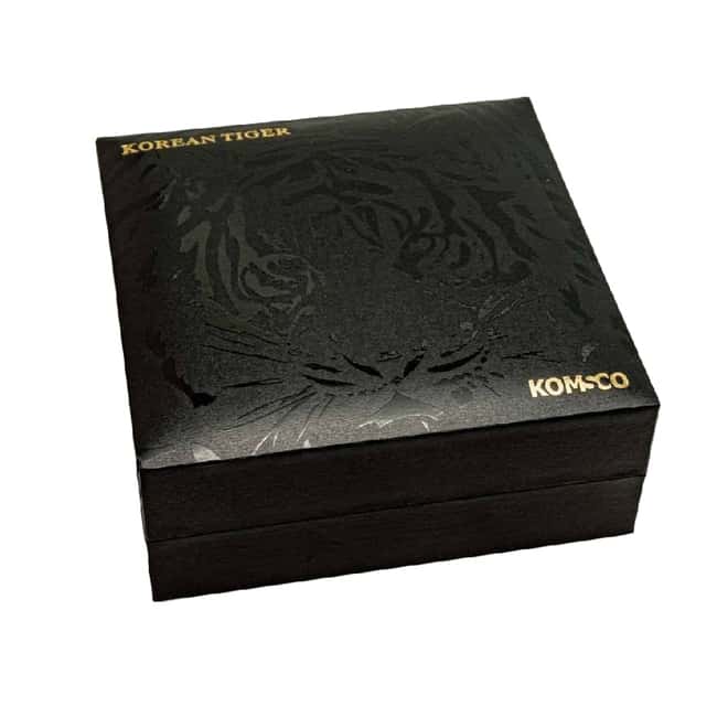 2022 South Korea 1 oz Tiger Gold Medal BU (w/Box & COA)