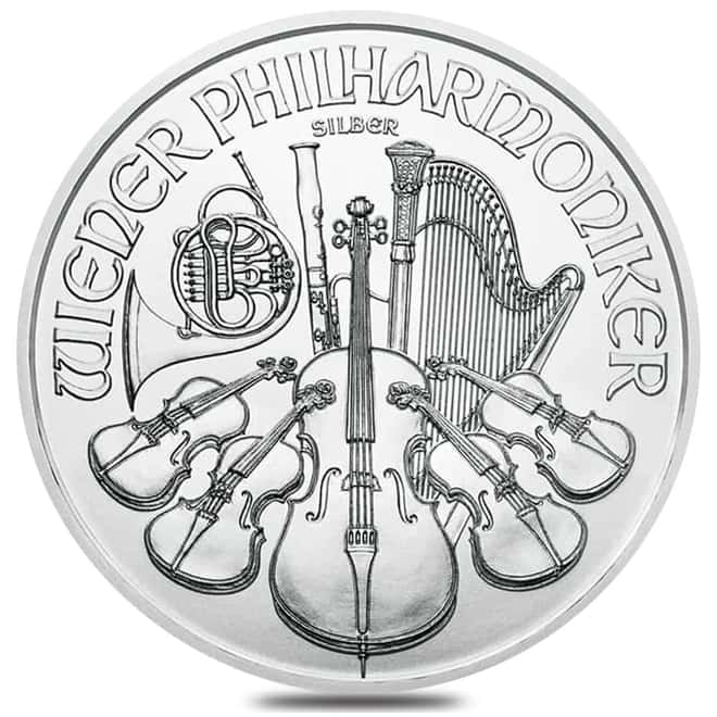 2027 1 oz Austrian Silver Philharmonic Coin BU