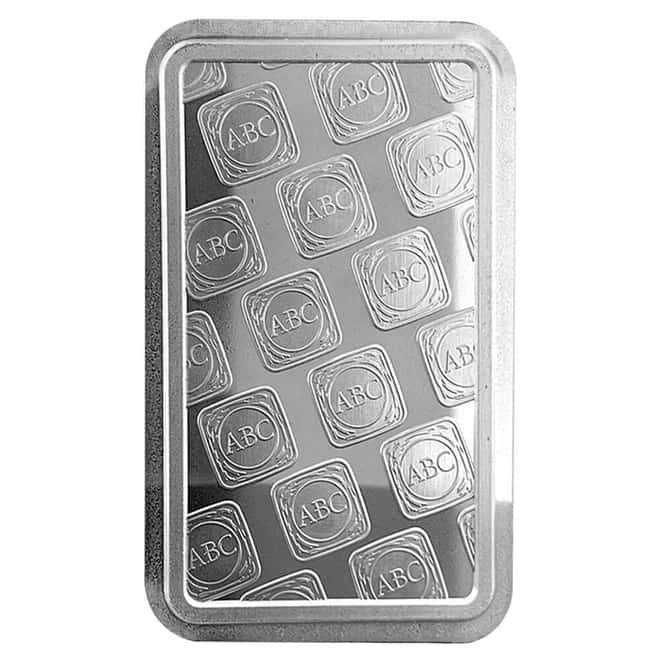 Box of 30 - 10 oz ABC Refinery The Southern Cross Silver Bar High Relief .9999 Fine