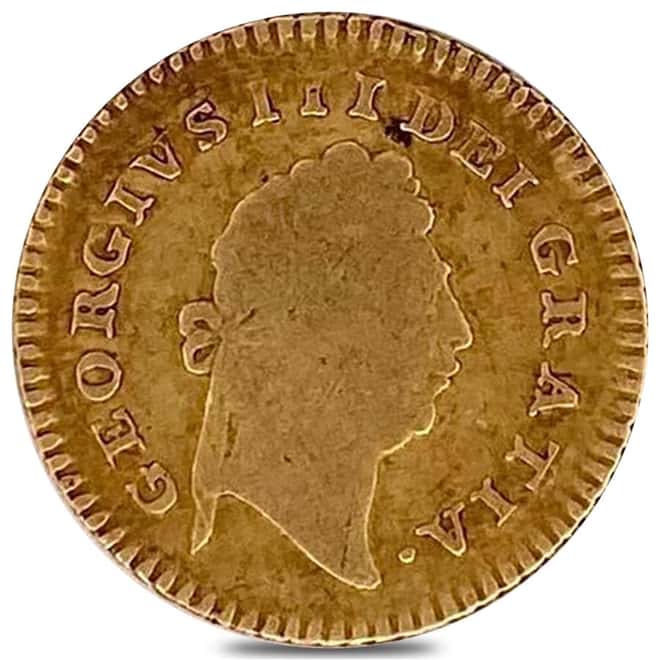 1797-1800 Great Britain 1/3 Guinea Gold Coin Circ Random Year