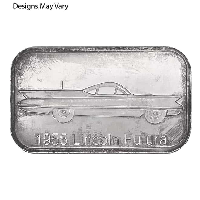 1 oz Ford Silver Bar .999 Fine (Random Design)