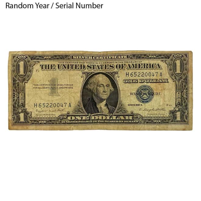 $1 Silver Certificate Currency Note Cull (Random Year)