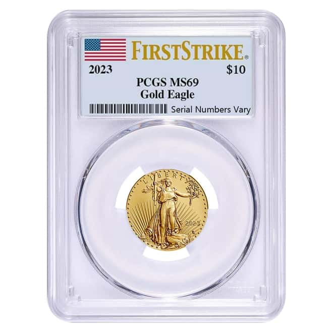 2023 1/4 oz Gold American Eagle PCGS MS 69 First Strike