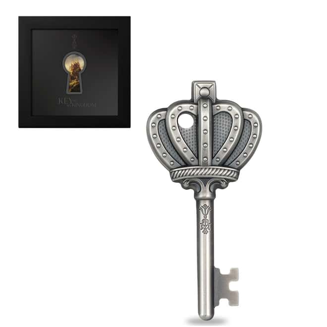 2023 Cook Islands 1 oz Silver Key To My Kingdom Antiqued Coin