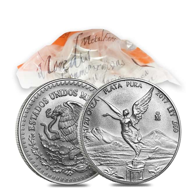 2017 1/20 oz Mexican Silver Libertad Coin .999 Fine BU