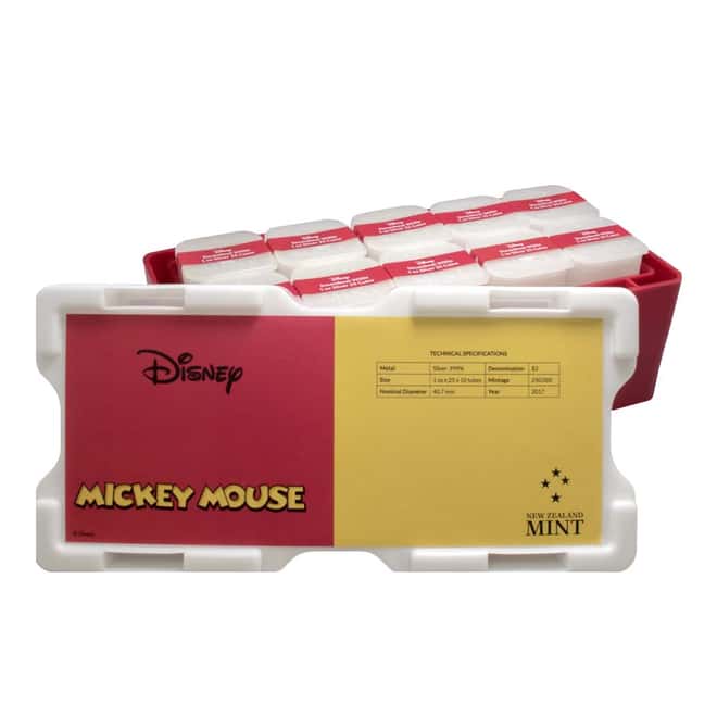 2017 1 oz Niue Silver $2 Disney Steamboat Willie BU