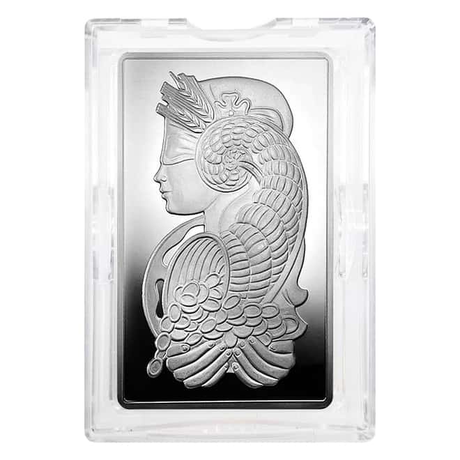 10 oz Silver Bar PAMP Suisse Lady Fortuna .999 Fine