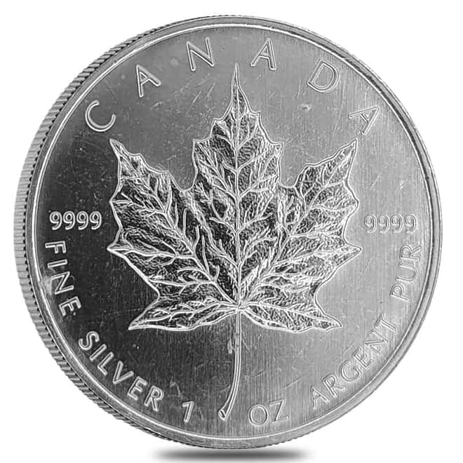2007 1 oz Canadian Silver Maple Leaf Coin BU (Sealed)