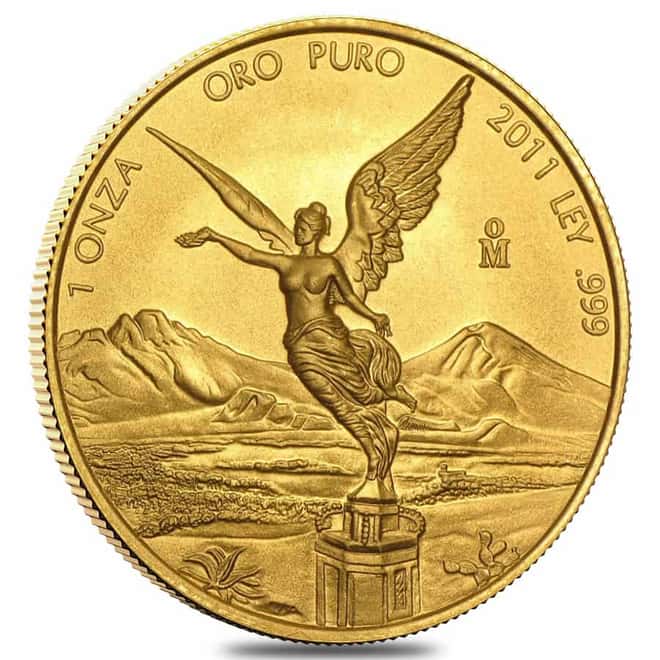 2011 Mexico 1 oz Gold Libertad Coin .999 Fine BU