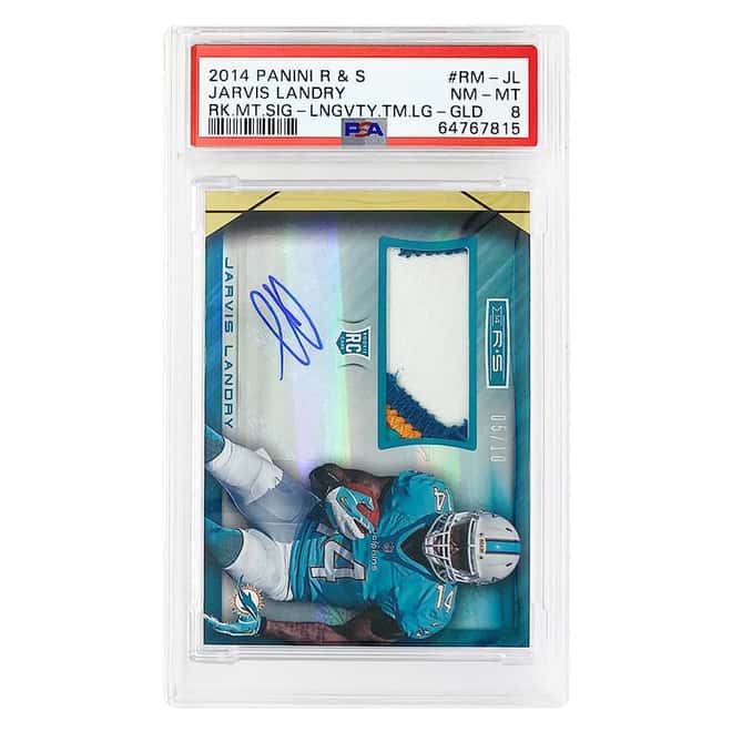 2014 Panini R & S Jarvis Landry Rookie #RM-JL PSA 8 NM MT Football Card