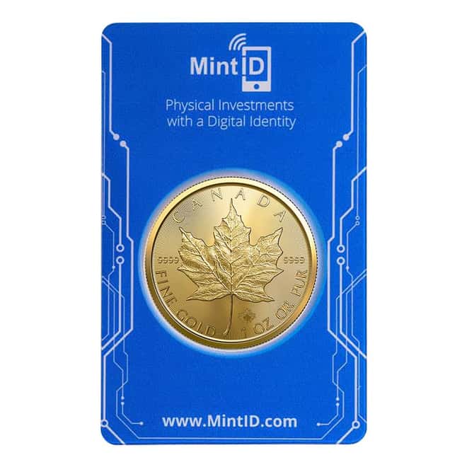 2023 1 oz Canadian Gold Maple Leaf BU (MintID NFC Scan Card)