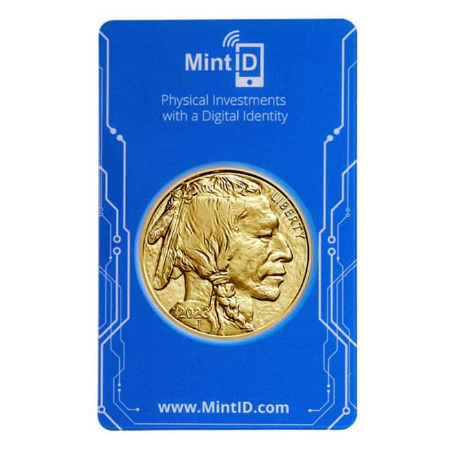 2023 1 oz Gold American Buffalo BU (MintID NFC Scan Card)