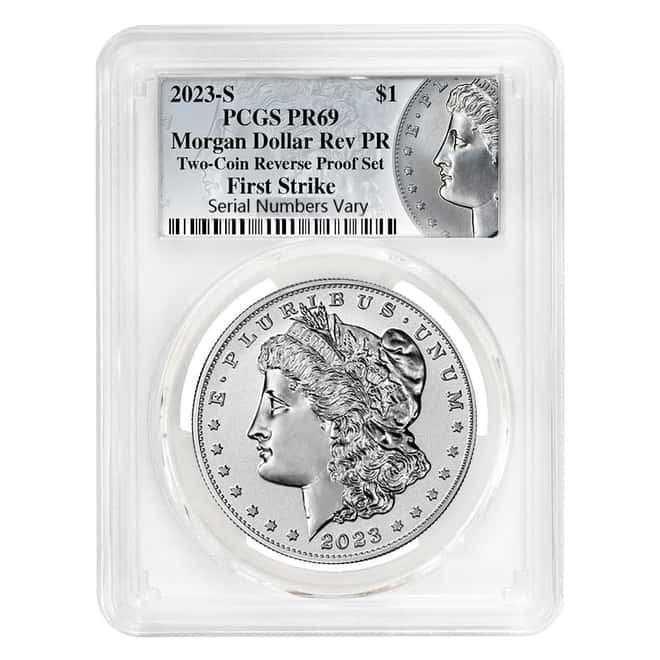 2023-S Morgan Silver Dollar Reverse Proof PCGS PF 69 FS (Morgan Label)