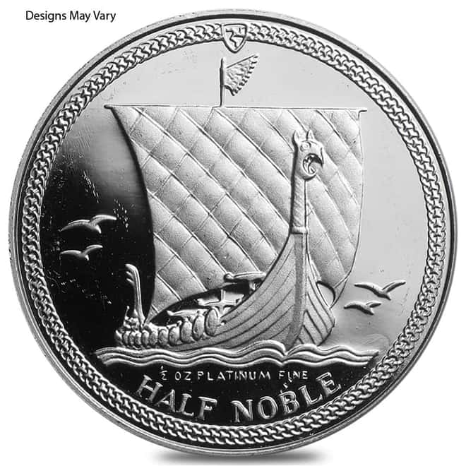 Isle of Man 1/2 oz Platinum Noble BU/Proof (Random Year)