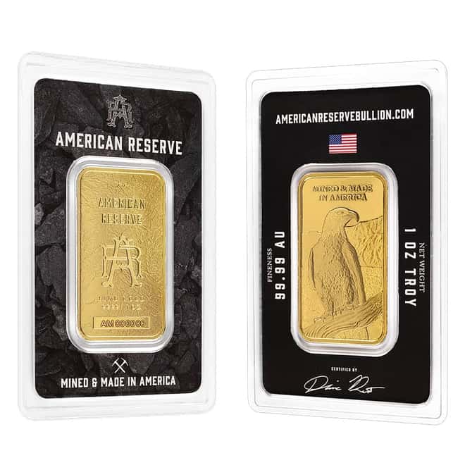 1 oz Asahi American Reserve Gold Bar .9999 Fine (In Assay)