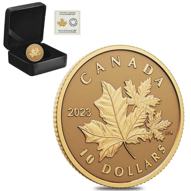 2023 Canada 1/20 oz Gold Everlasting Maple Coin .9999 Fine