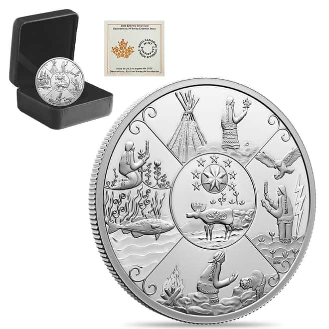 2023 Canada 1 oz Generations: Mi'kmaq Creation Story Silver Coin
