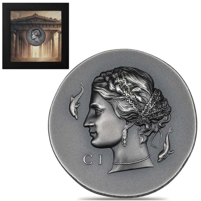 2023 Cook Islands 1 oz Silver Arethusa Antiqued Coin