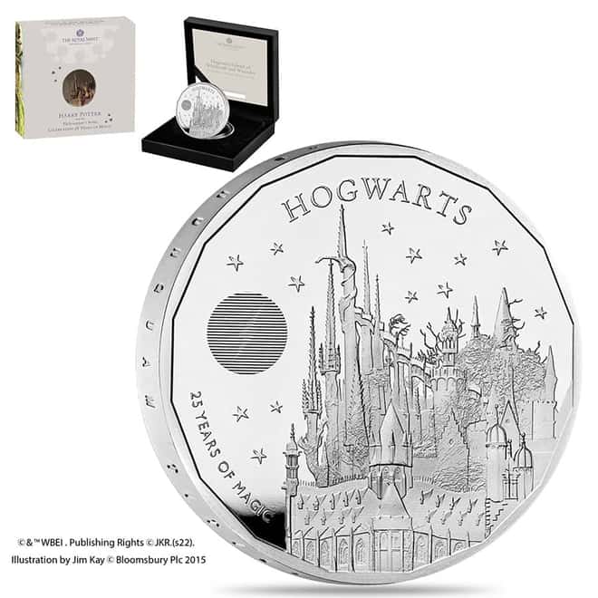 2023 Great Britain 1 oz Hogwarts School Proof Silver Coin .999 Fine