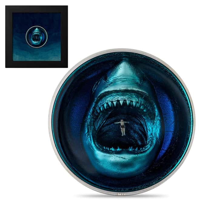 2024 Palau 2 oz Proof Silver Phobias Thalassophobia Coin
