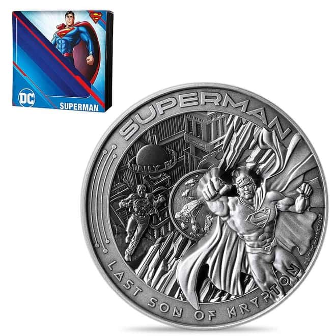 2025 Samoa 10 oz Silver Superman DC Comics Coin