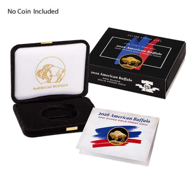 NO COIN - 2026-W 1 oz Proof Gold American Buffalo 250th Ann Privy (OEM Box & COA)