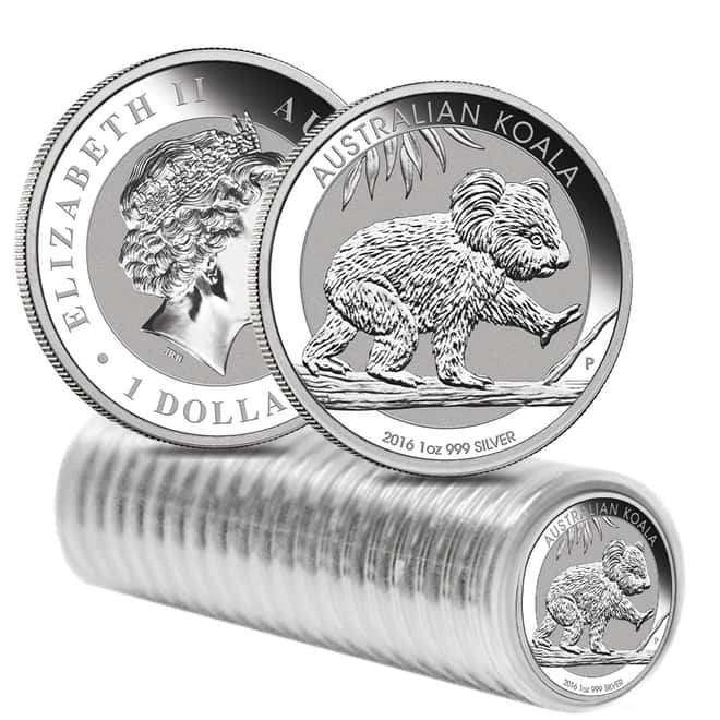 2016 1 oz Silver Australian Koala Perth Mint .999 Fine BU In Capsule
