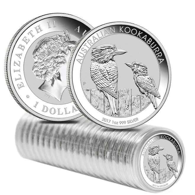 2017 1 oz Silver Australian Kookaburra Perth Mint .999 Fine BU In Capsule