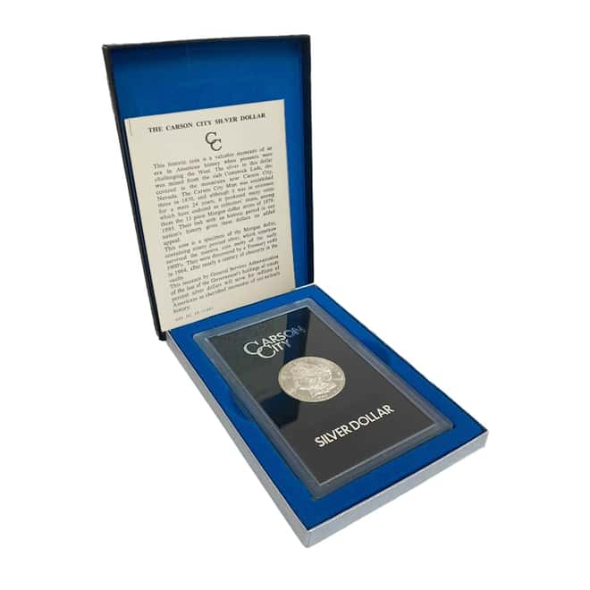 1882-CC Morgan Silver Dollar $1 BU GSA (w/Box & COA)