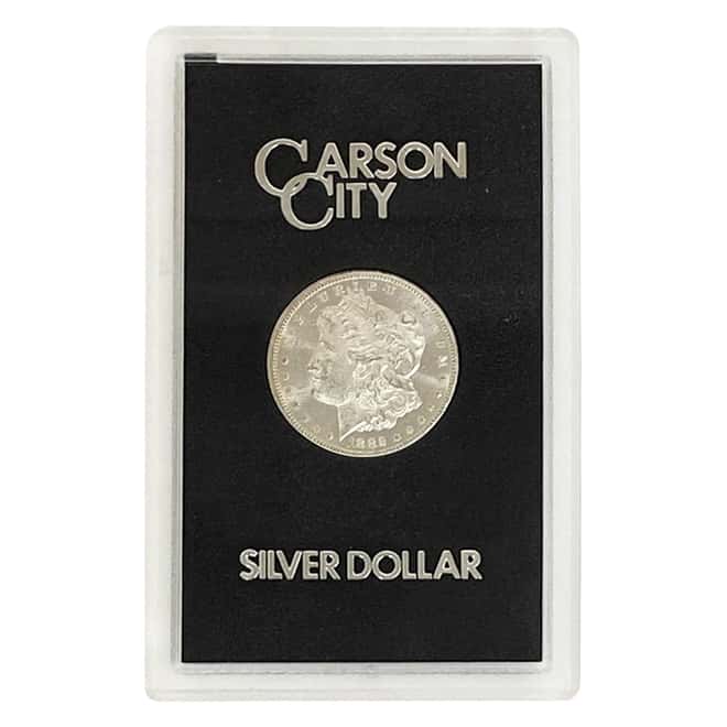 1882-CC Morgan Silver Dollar $1 BU GSA (w/Box & COA)