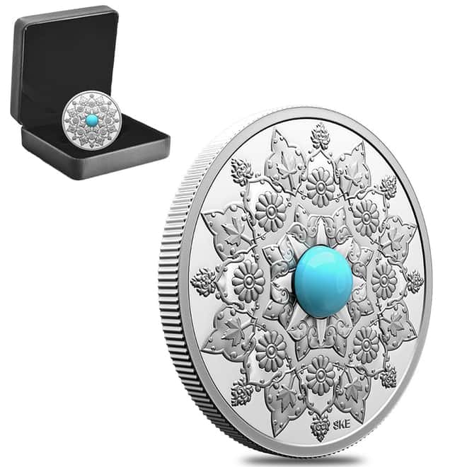 2024 Canada 1 oz Transcendence and Tranquility Canada's Diversity Silver Coin (Turquoise)