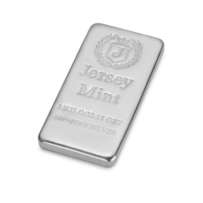 1 Kilo Jersey Mint Silver Bar .999 Fine