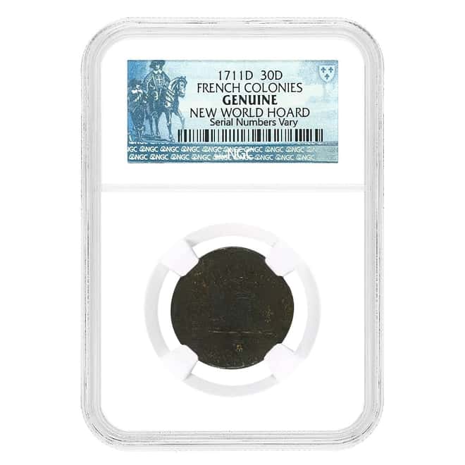 2022 Canada 5 oz Silver Relics of New France Louis XIV 30 Deniers 2-Coin Set (w/Box & COA)