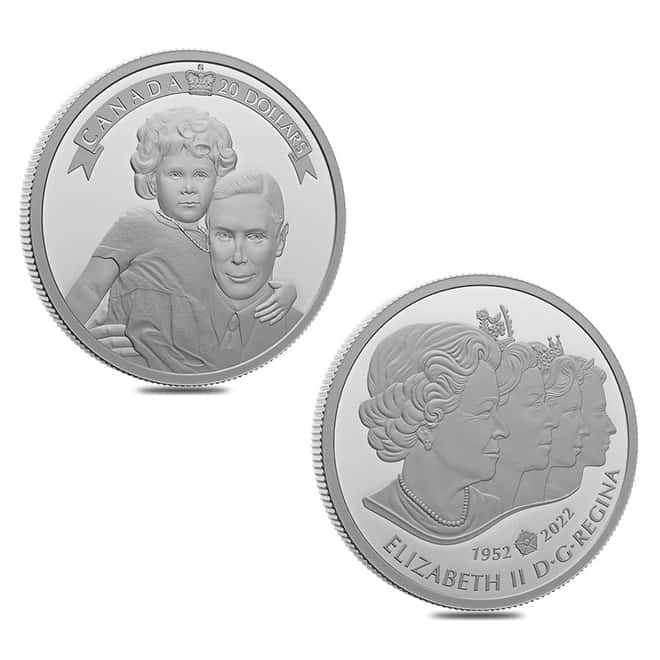 2022 Canada 3 oz Tribute To An Extraordinary Life Queen Elizabeth II Silver 3-Coin Set .9999 Fine (w/Box & COA)