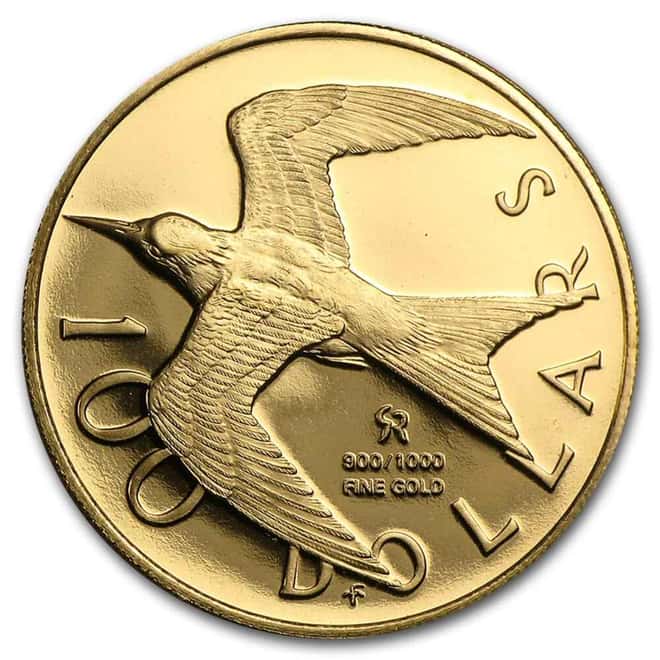 1975 British Virgin Islands $100 Elizabeth II Proof Gold Coin