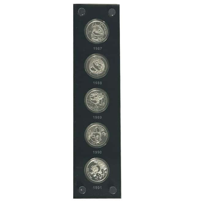 1982-2007 1/4 oz Chinese Proof Silver Panda 25th Ann. 25-Coin Set (w/Box & COA)