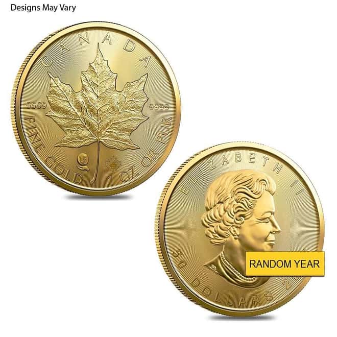 1 oz Canadian Gold Maple Leaf Single Sourced (Random Year)