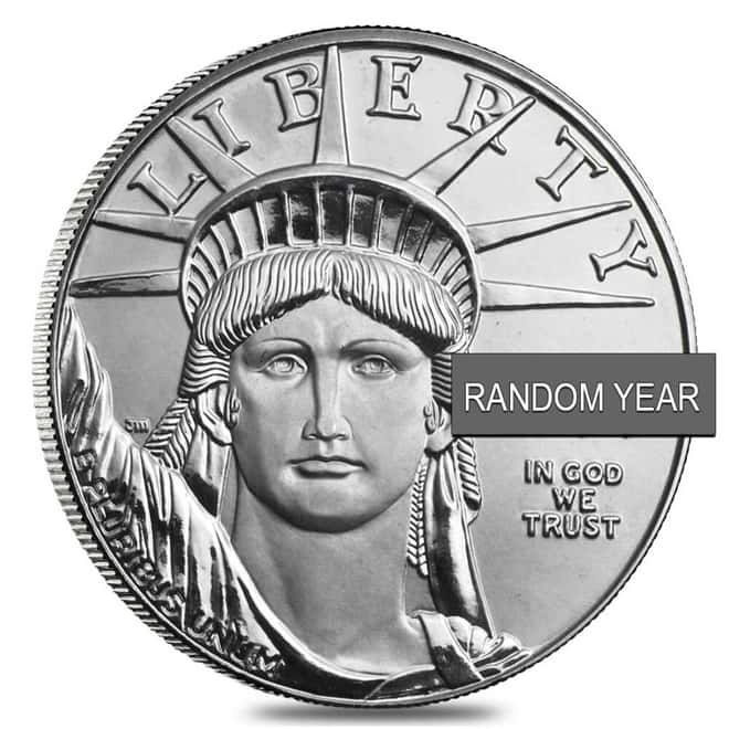 1/2 oz Platinum American Eagle BU (Random Year)