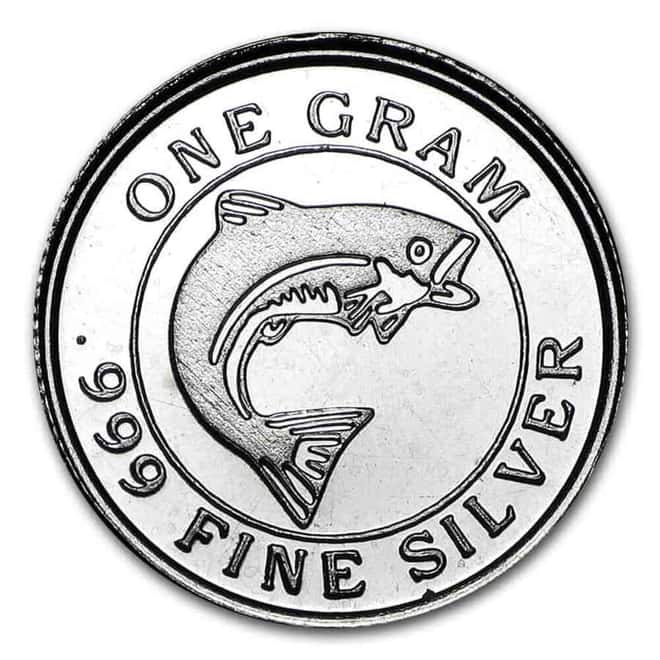 1 Gram Generic Silver Round .999 Fine