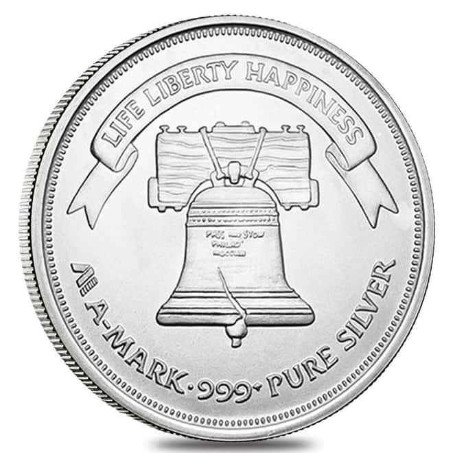 1 oz Silver Generic Rounds .999 Fine