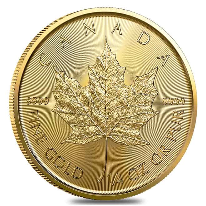 2023 1/4 oz Canadian Gold Maple Leaf $10 Coin .9999 Fine BU (Sealed)