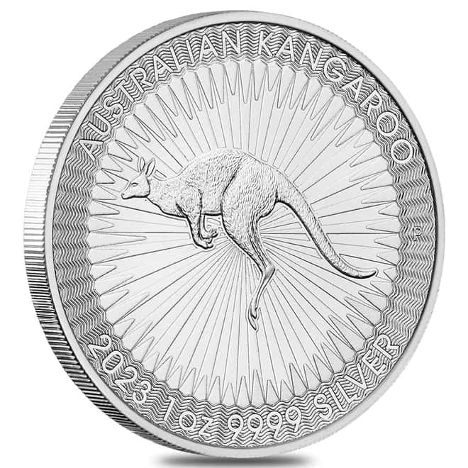 Monster Box of 250 - 2023 1 oz Australian Silver Kangaroo Perth Mint Coin .9999 Fine BU (10 Tube, Lot of 25)