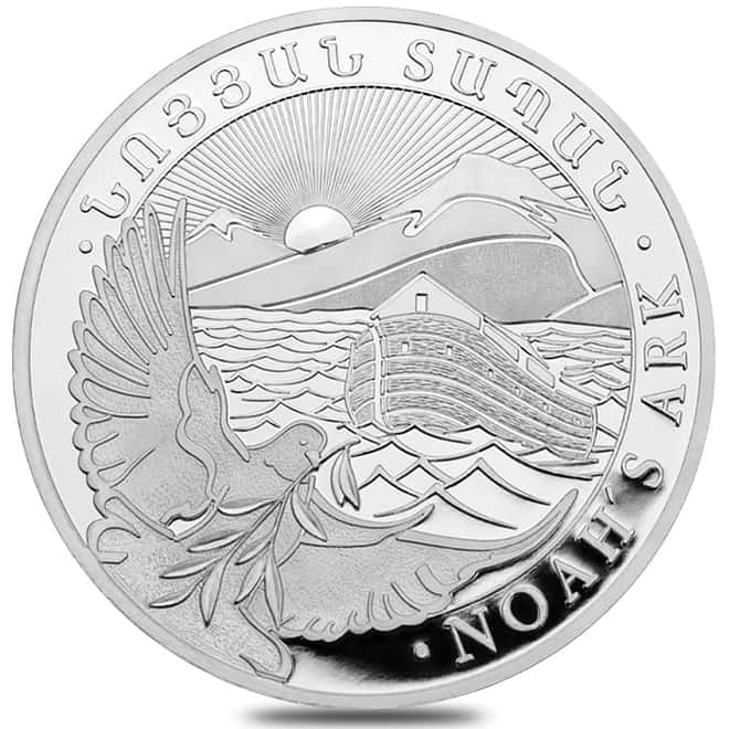 2023 Armenia 1 Kilo Noah's Ark Silver Coin 10000 Dram BU