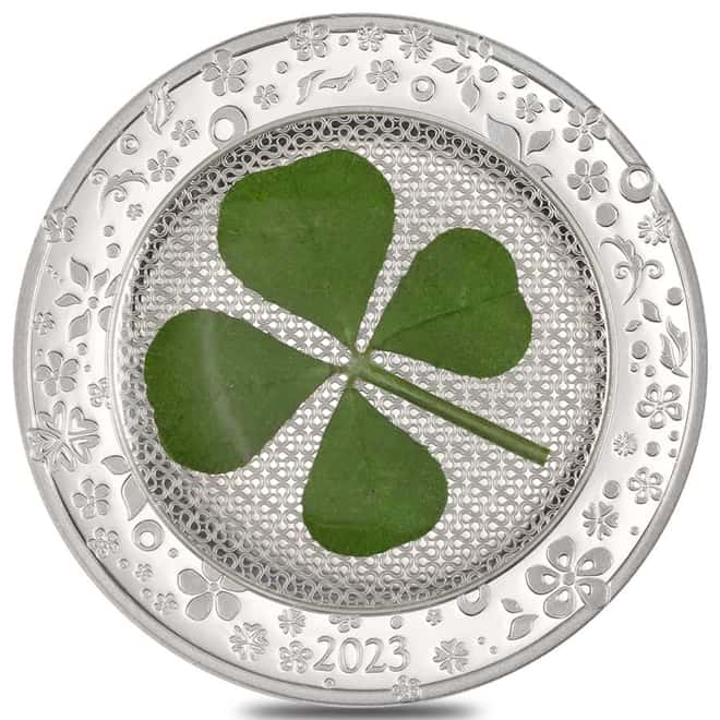 2023 Palau 1 oz Ounce of Luck Silver Coin .999 Fine (w/Box & COA)