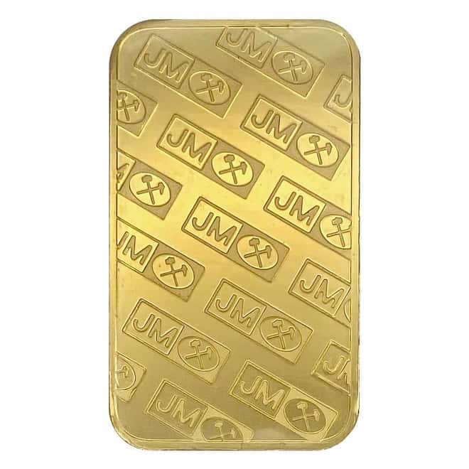 2 oz Johnson Matthey Gold Bar .9999 Fine (Secondary Market)