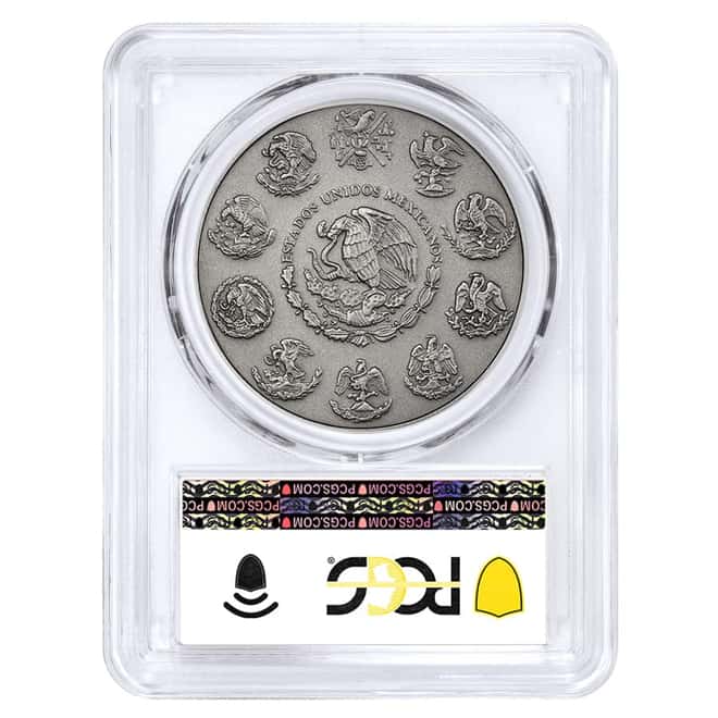 2018 Mexico 1 oz Antiqued Silver Libertad Coin PCGS MS 70 FS
