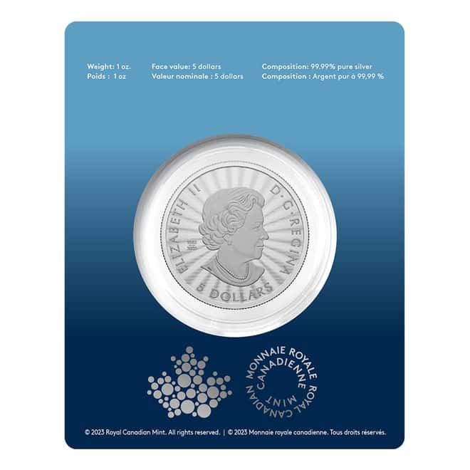 2023 Canada 1 oz Silver The Majestic Polar Bear and Cubs Coin (In Assay)