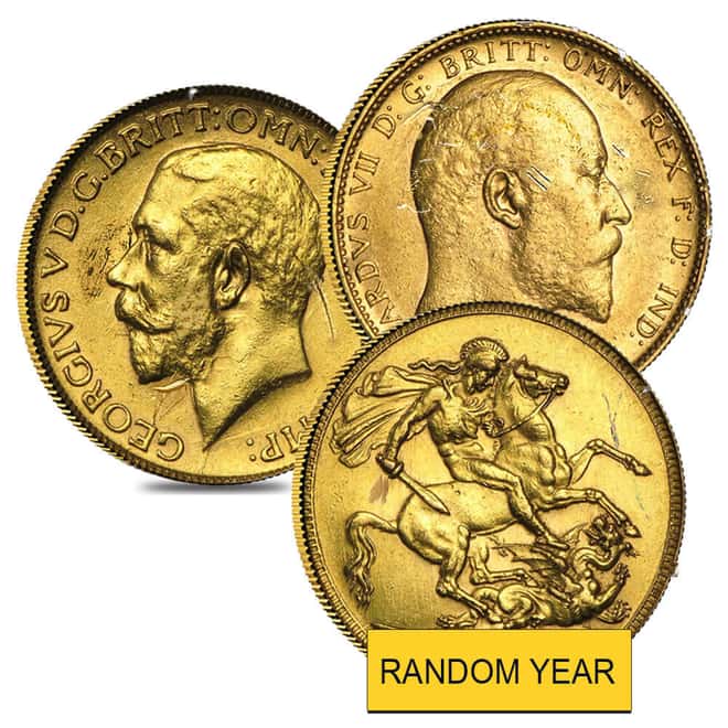 British Gold Sovereign Coin (Scruffy, Cleaned, Damaged)
