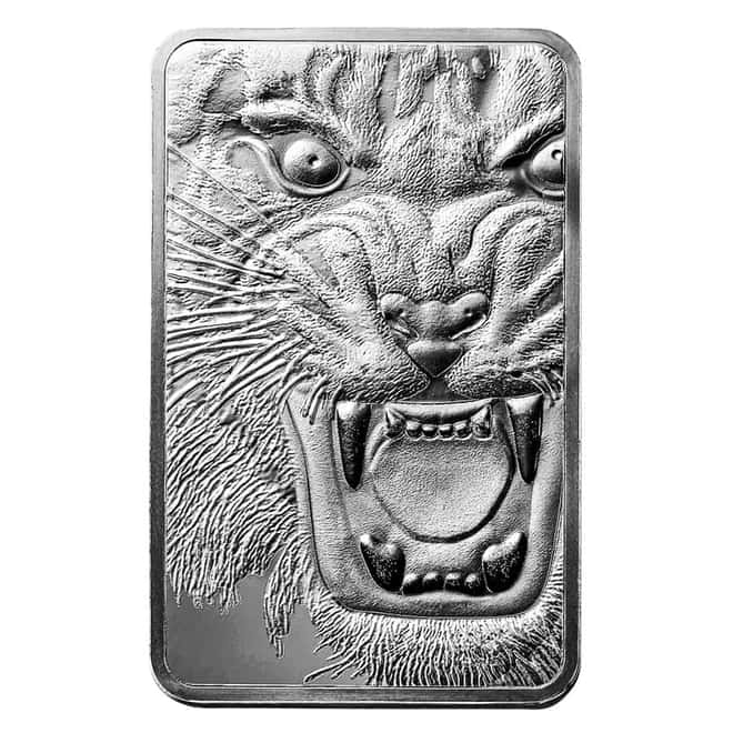 10 oz MMTC PAMP The Royal Bengal Tiger Silver Bar
